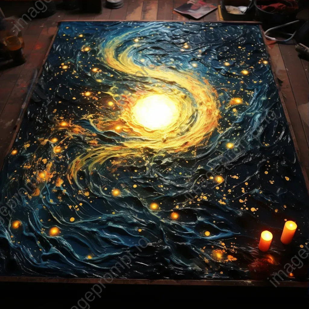 Stunning transformation of an exploding star into radiant fireflies through an illusion - Image 3