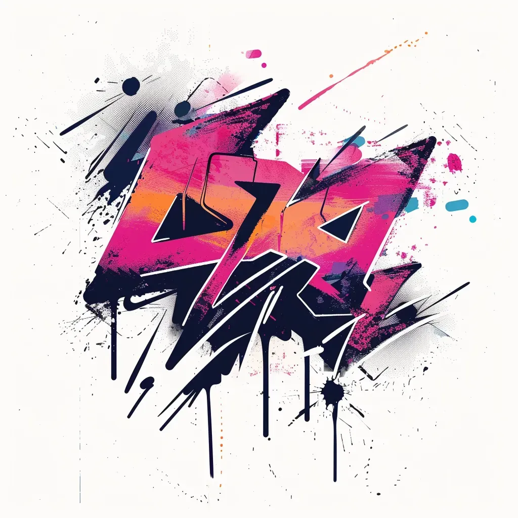 Graffiti-inspired streetwear logo with bold typography - Image 4