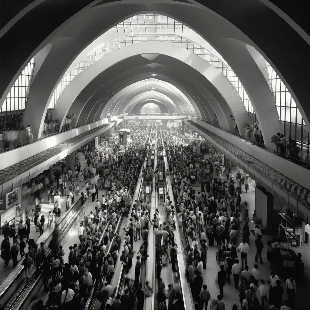 Train station to crowded bazaar - Image 2