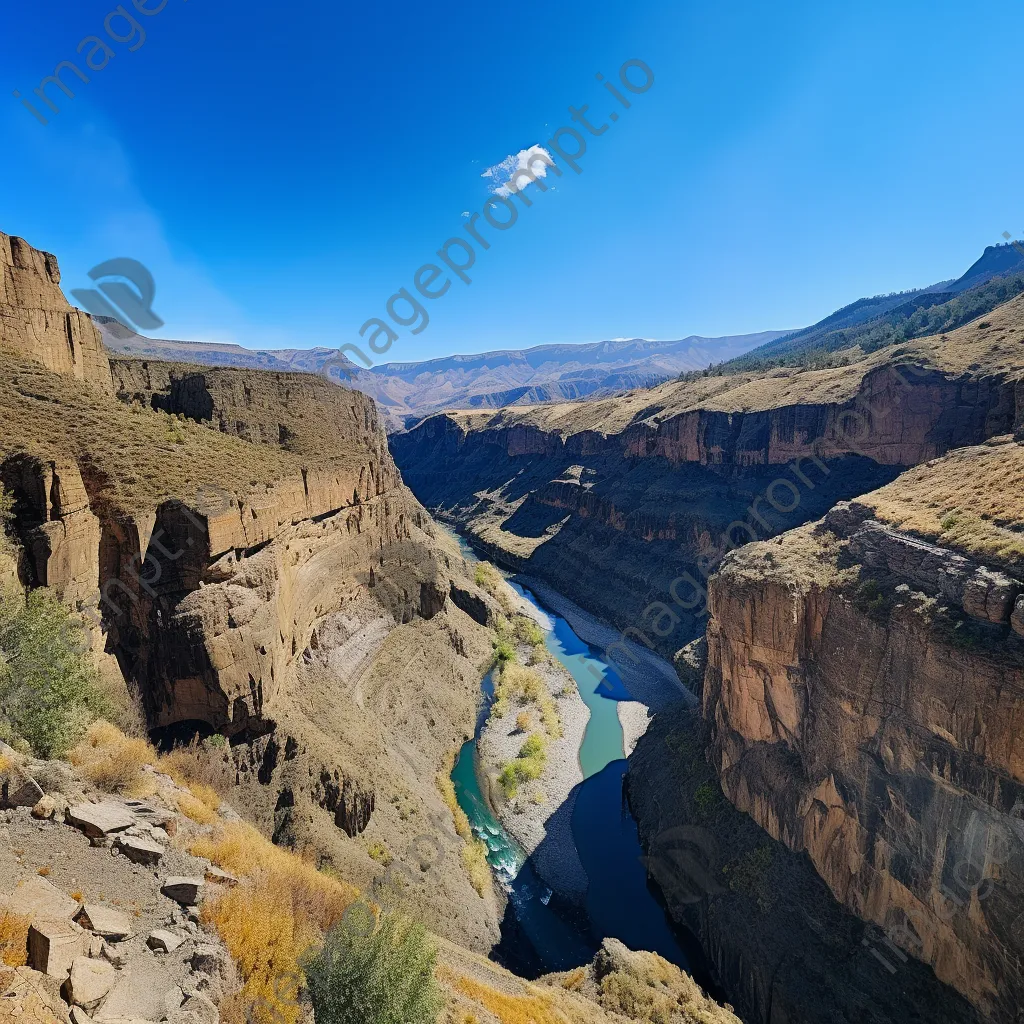 Panoramic view of a canyon landscape - Image 2