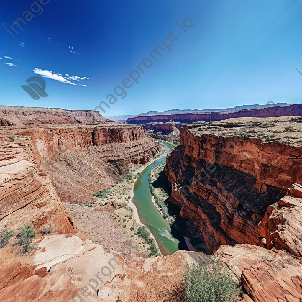 Panoramic view of a canyon landscape - Image 3