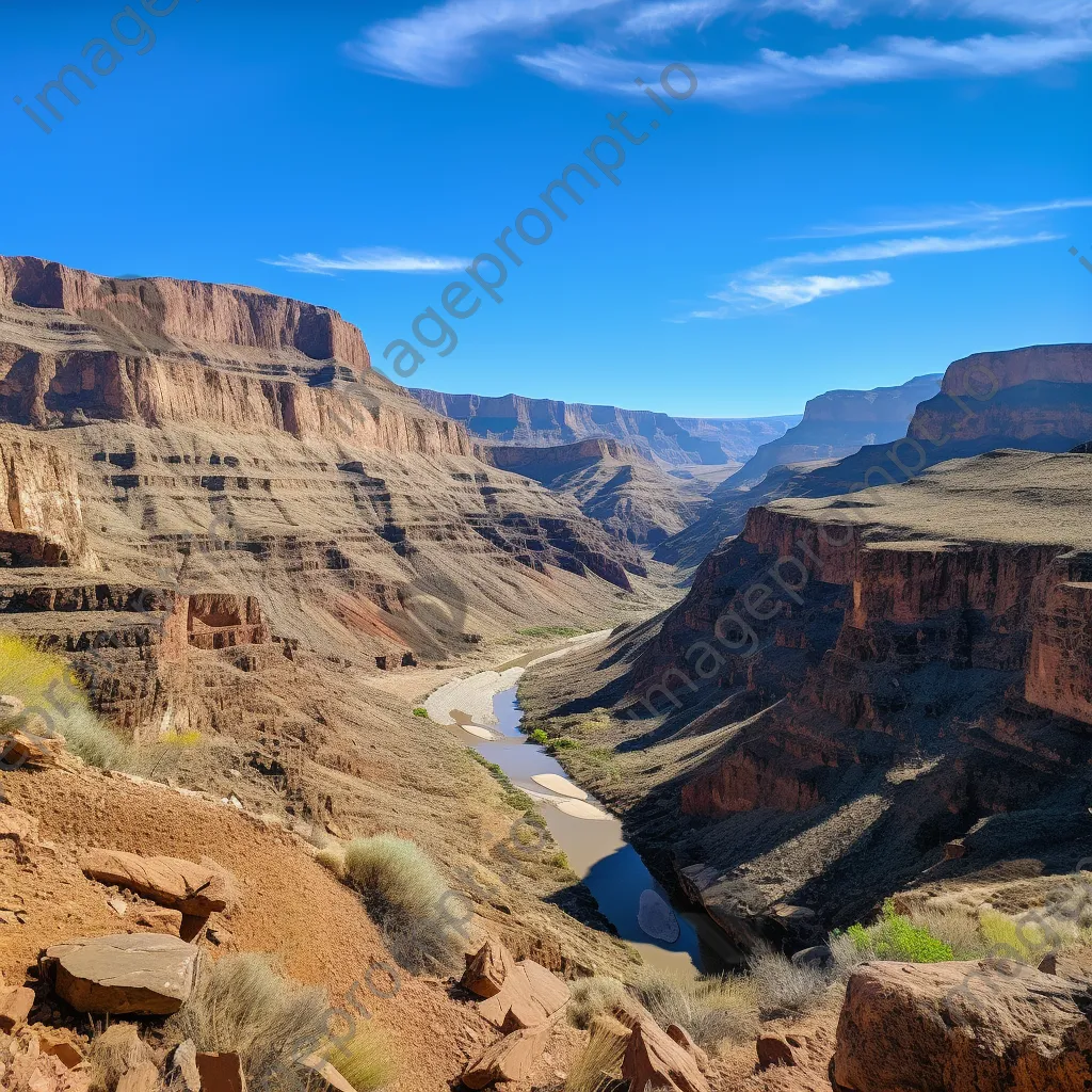 Panoramic view of a canyon landscape - Image 4