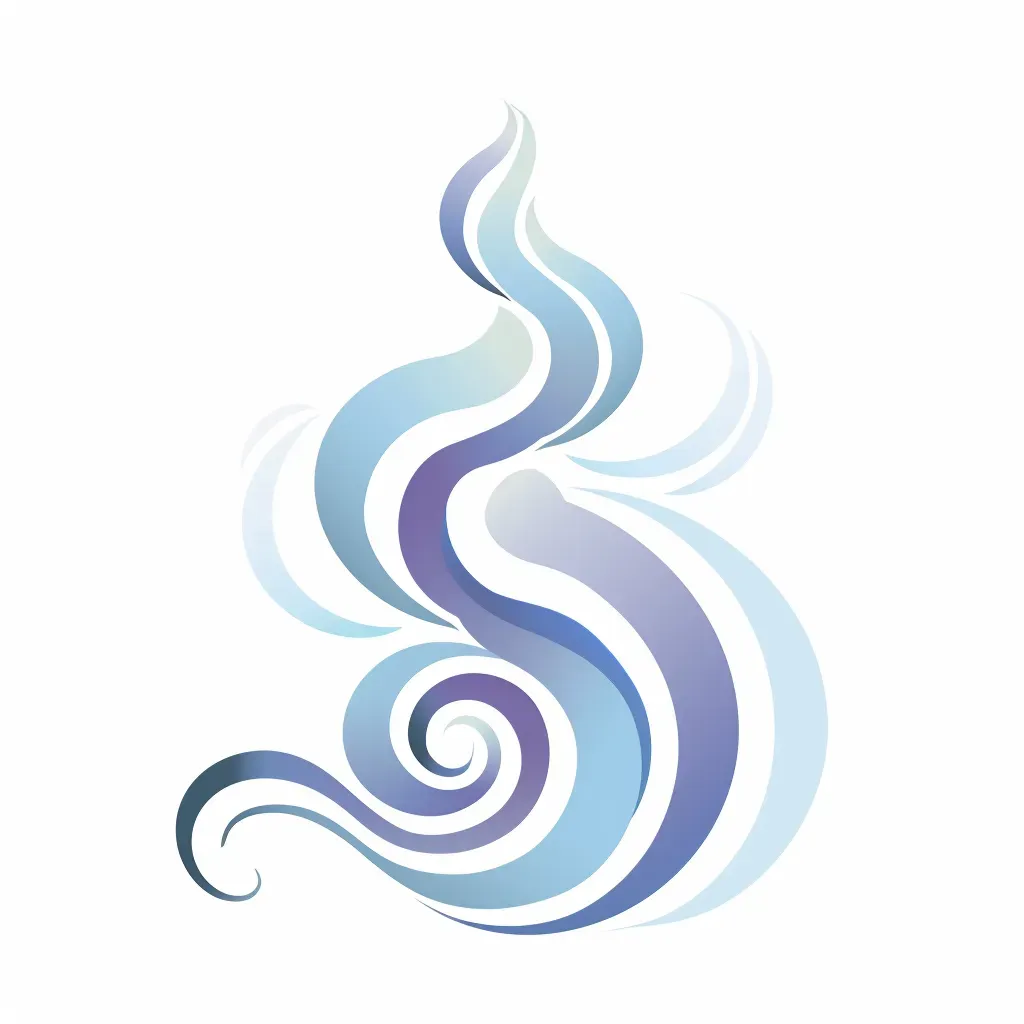 Abstract symbol logo for a wellness center - Image 2