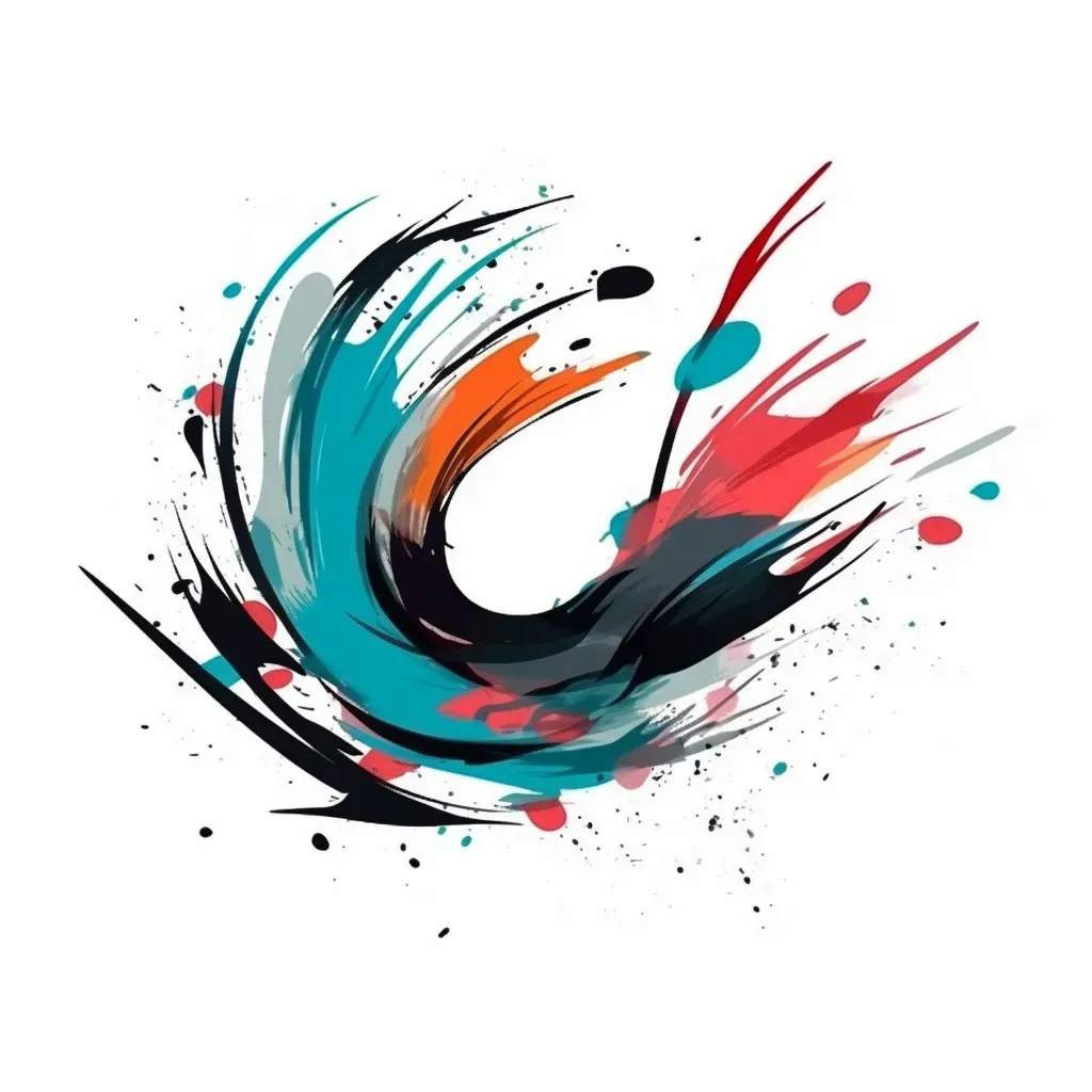 Creative Brush Strokes Logo