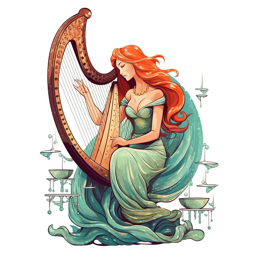 Enchanting Mermaid Music Logo - Image 3