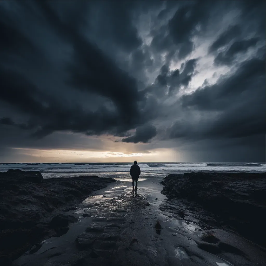 Moody beach portrait shot on Nikon Z7 II - Image 3