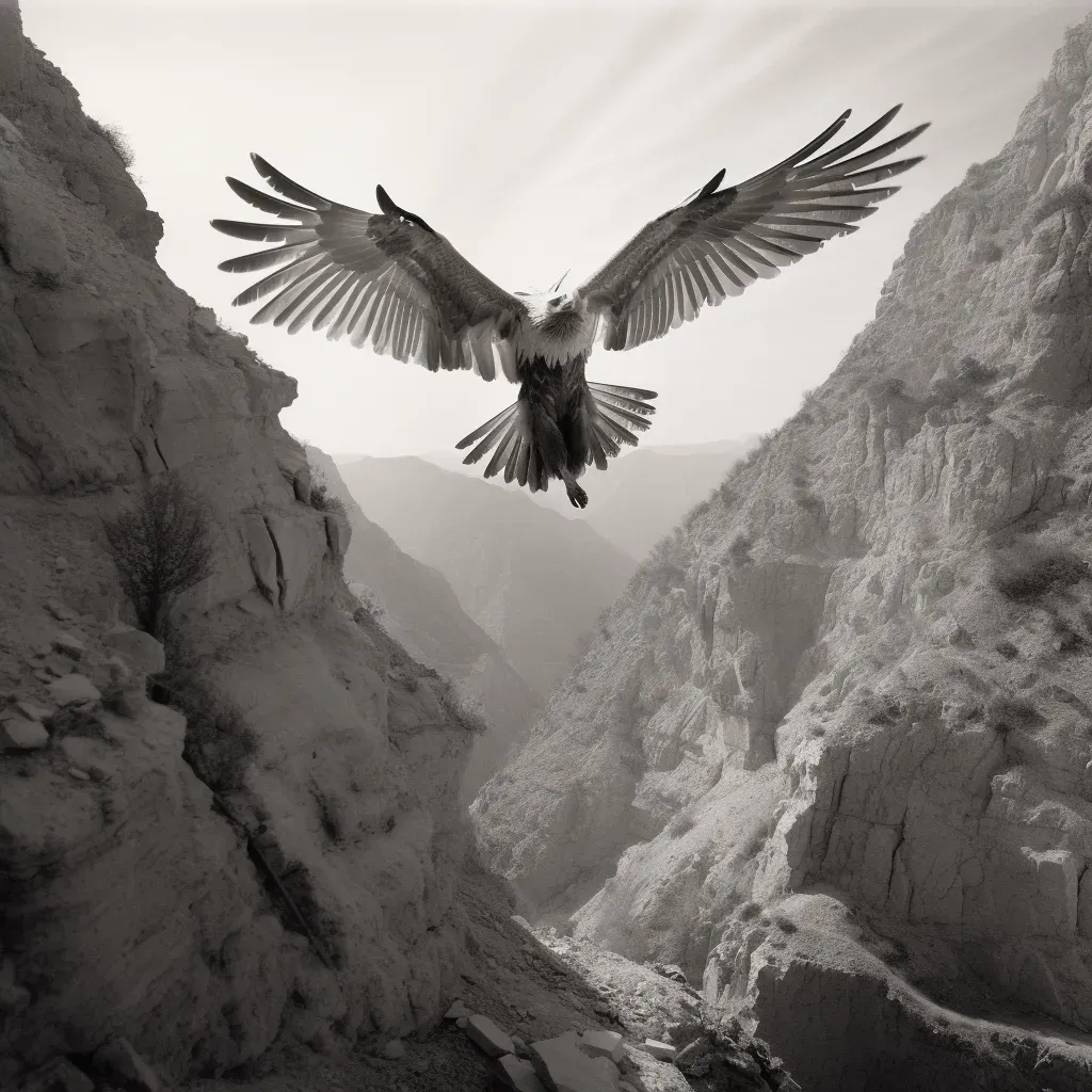 Griffin flying over wilderness - Image 2