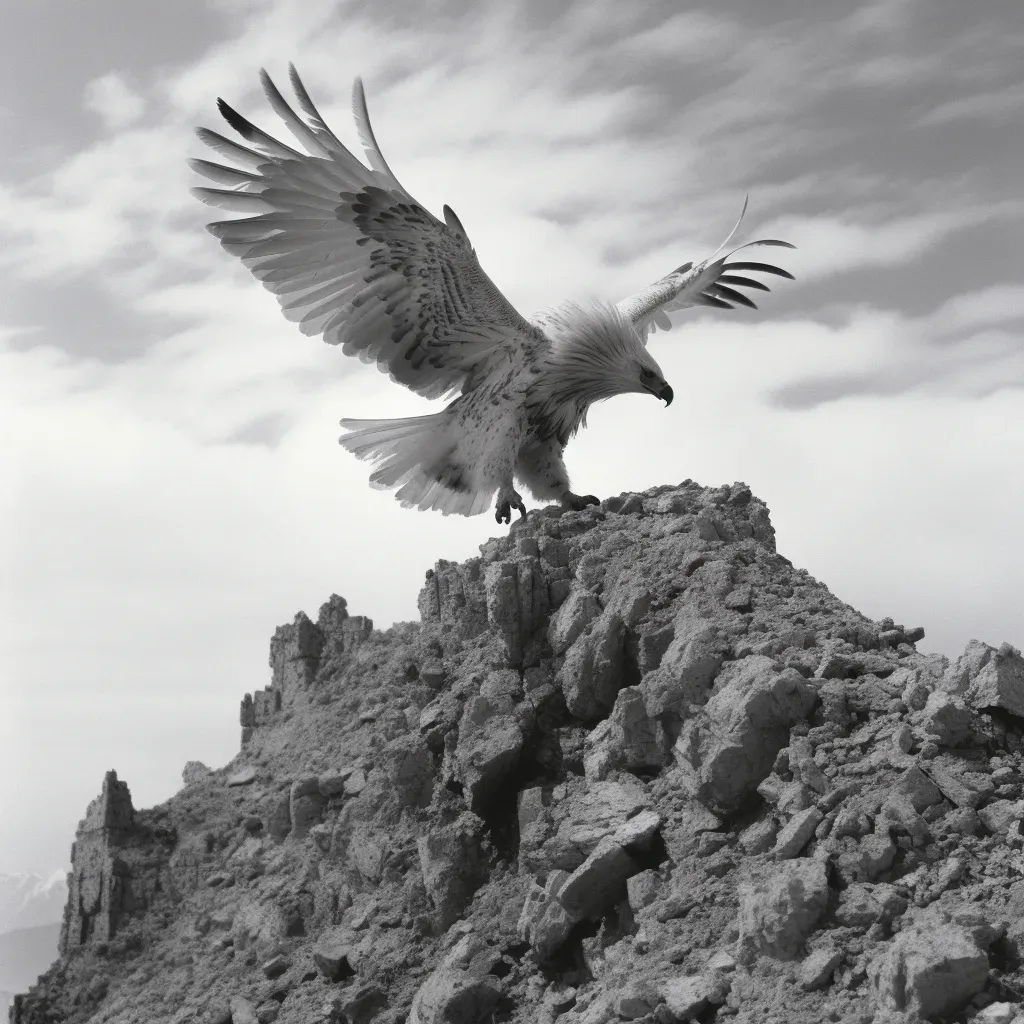 Griffin flying over wilderness - Image 3