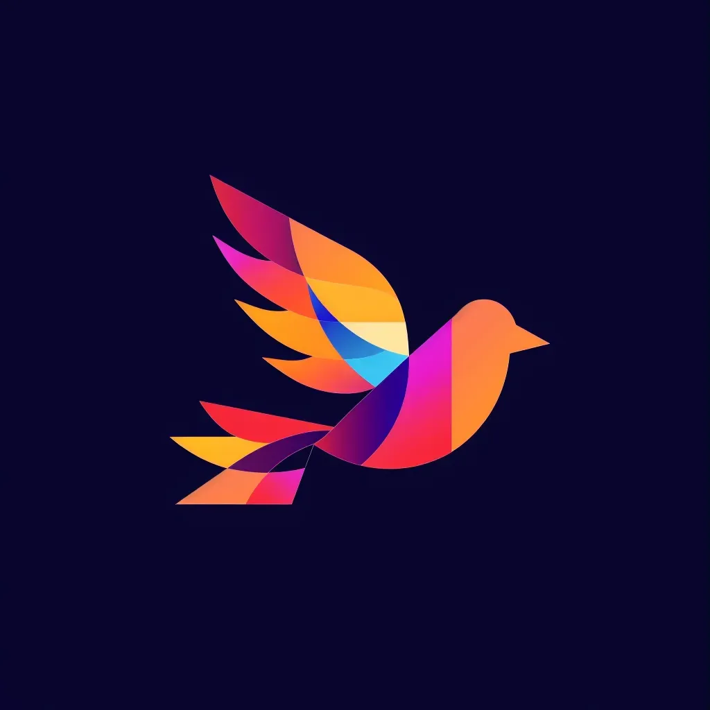 Geometric dove logo for human rights non-profit - Image 1