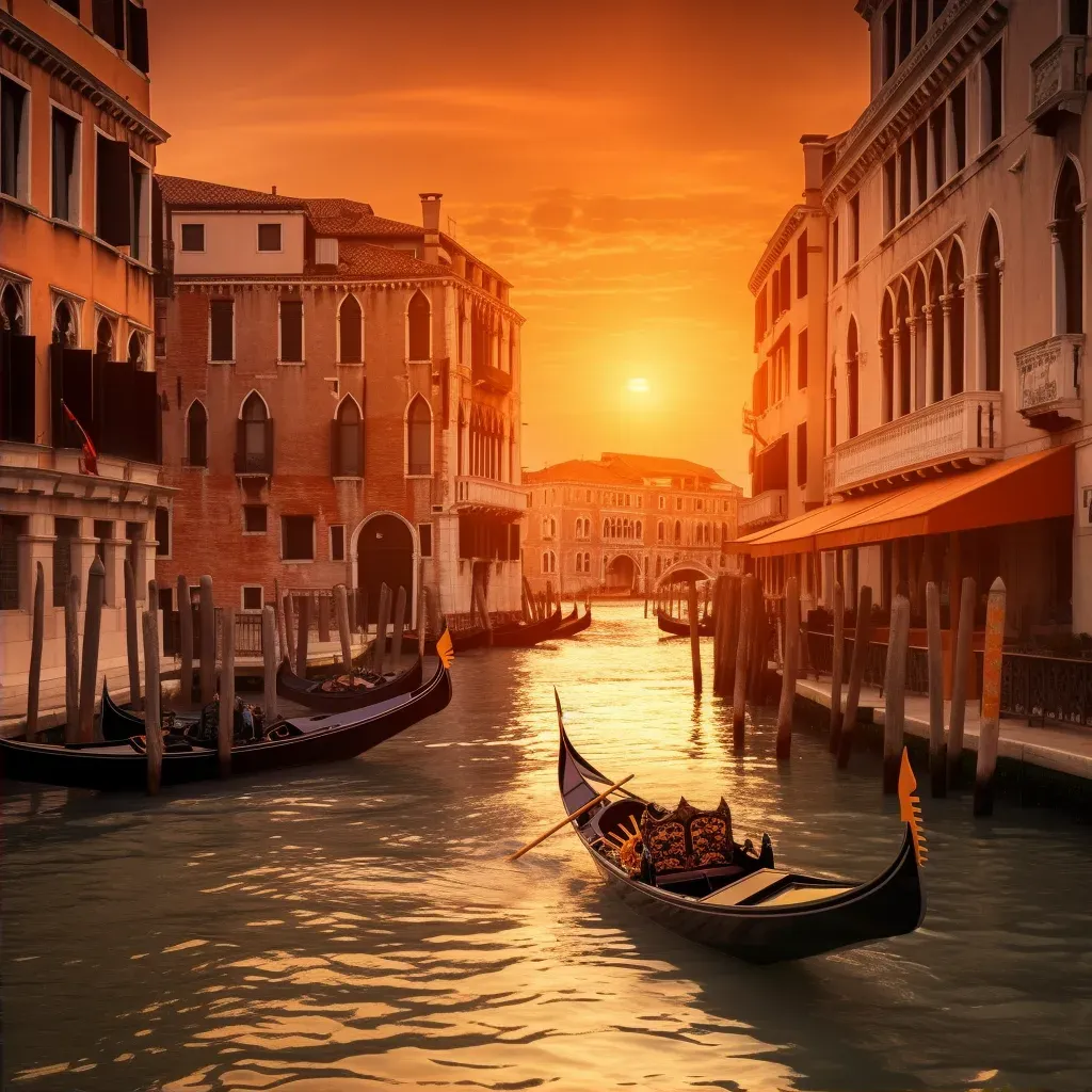 Venice canal sunset cruise - Image 2