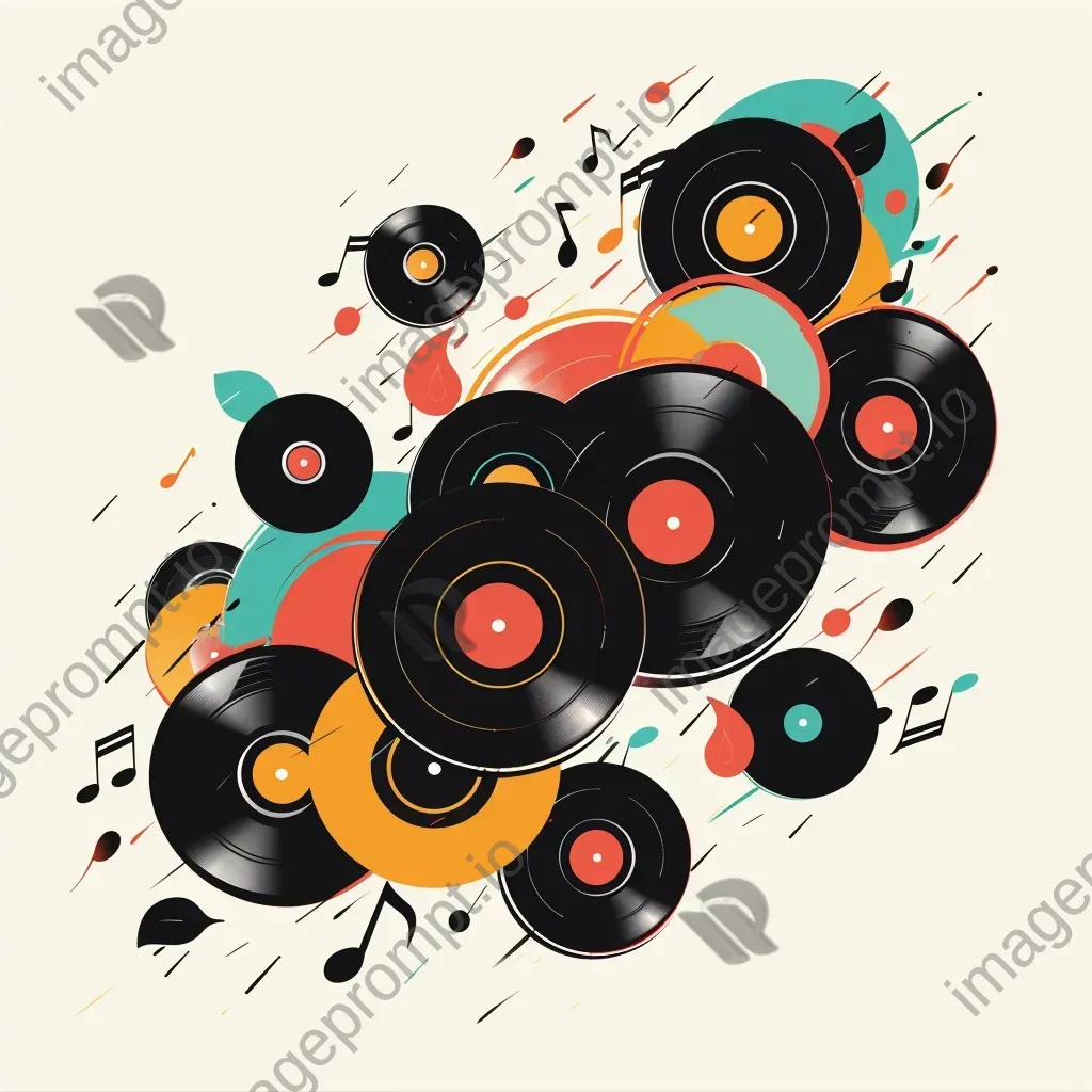 Vintage Record Store Logo Design - Image 4