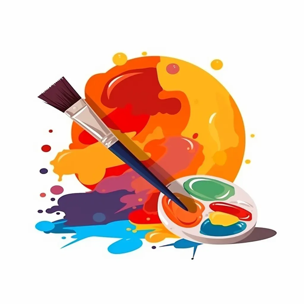 Vibrant Art Studio Logo