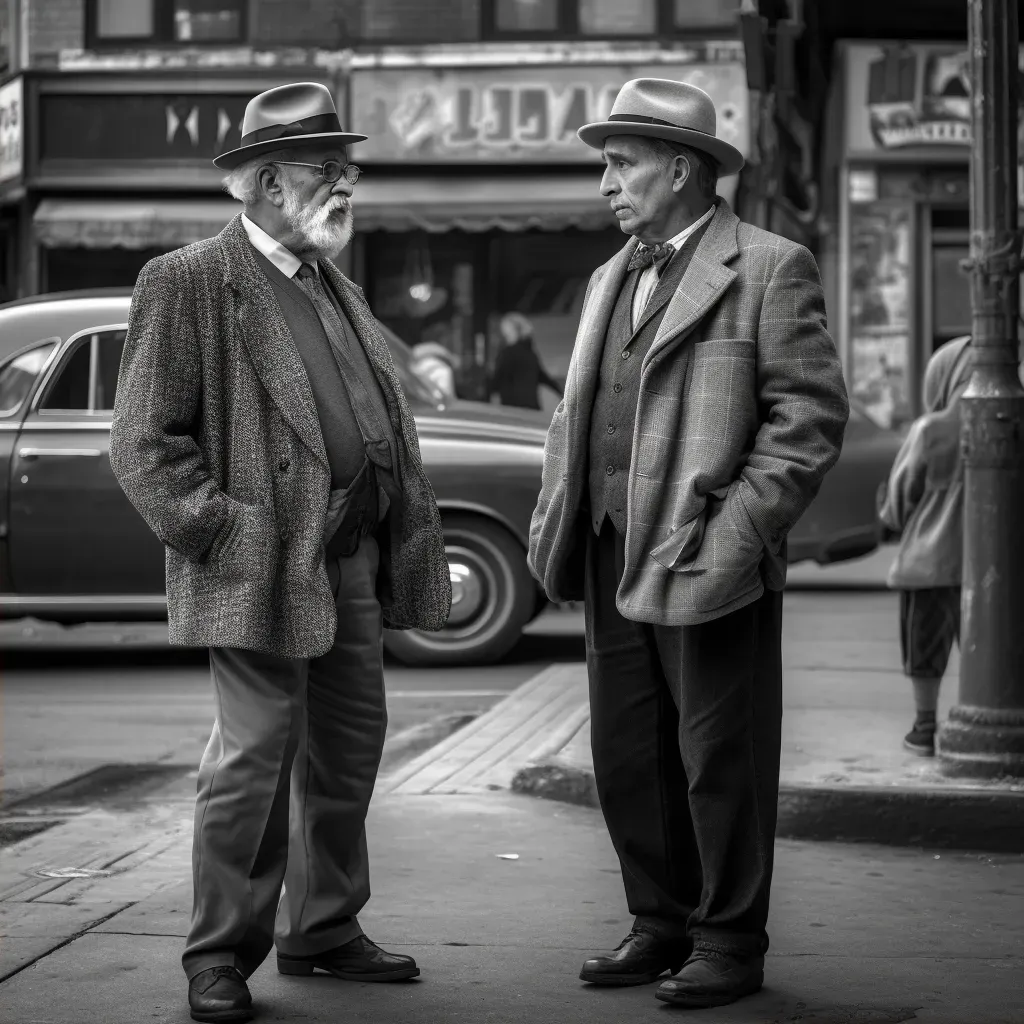 Iconic street corner meeting - Image 2