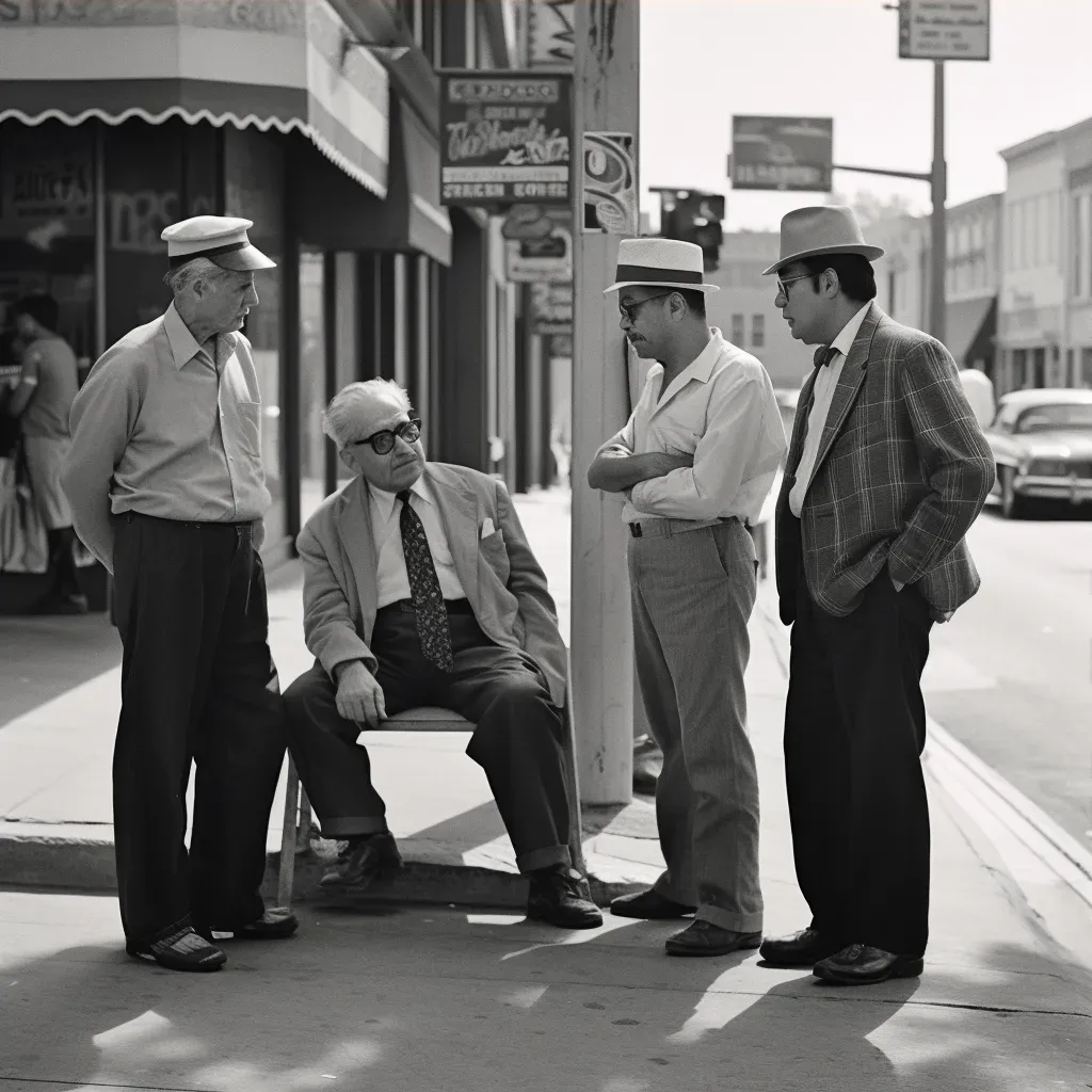 Iconic Street Corner Meeting