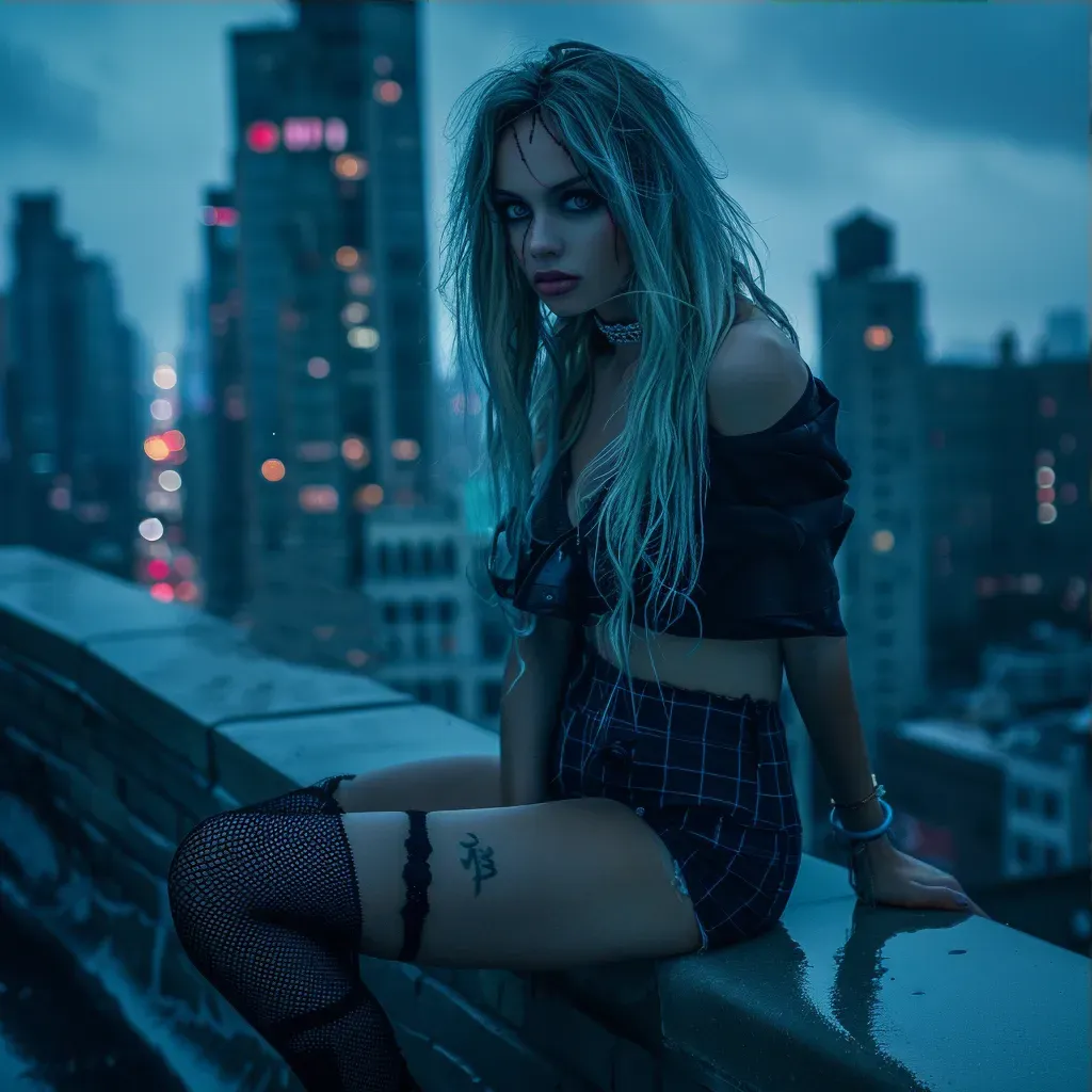 Urban rooftop portrait - Image 3