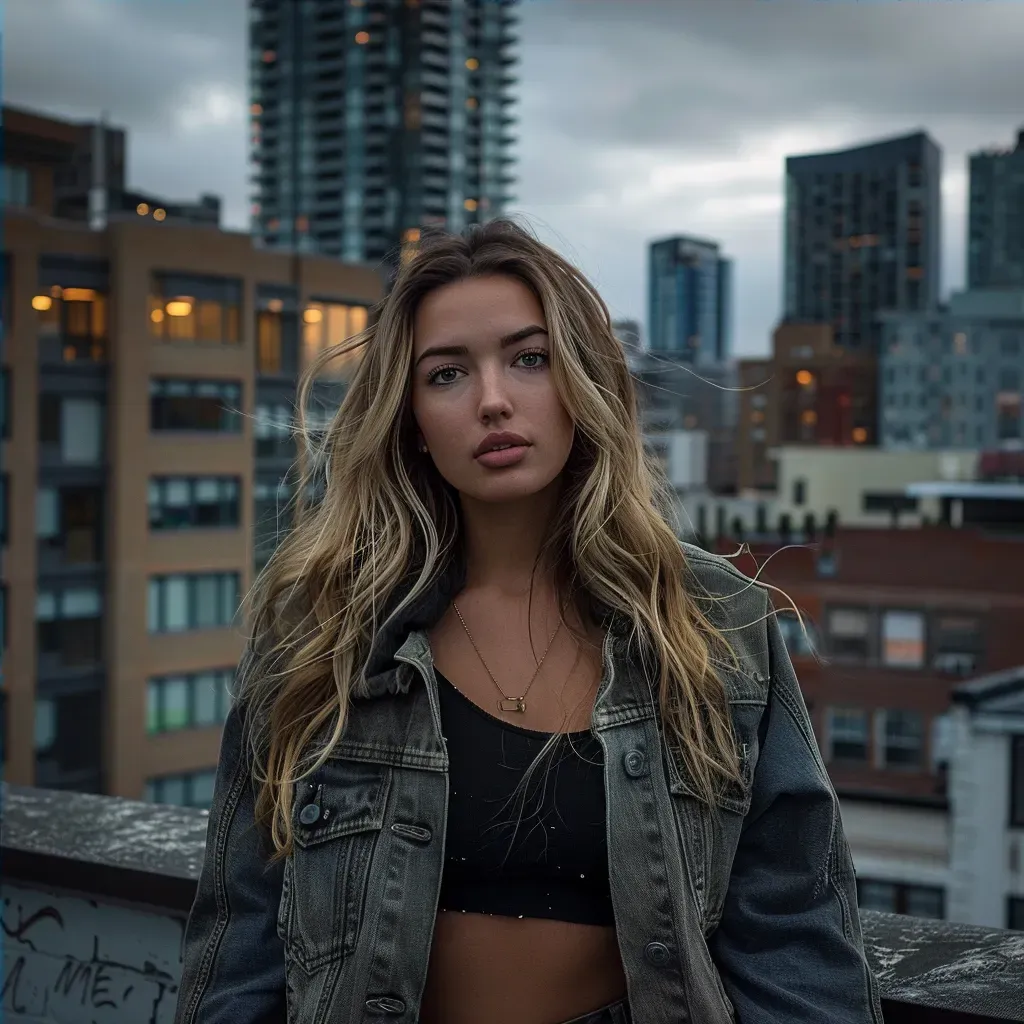 Urban rooftop portrait - Image 4