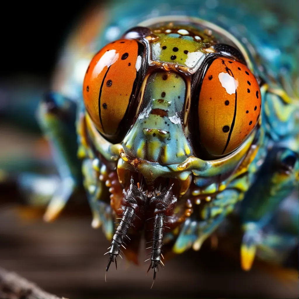 Close-up of grasshopper