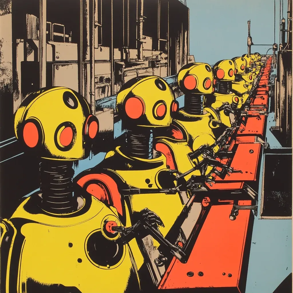 Robotic Assembly Pop Art