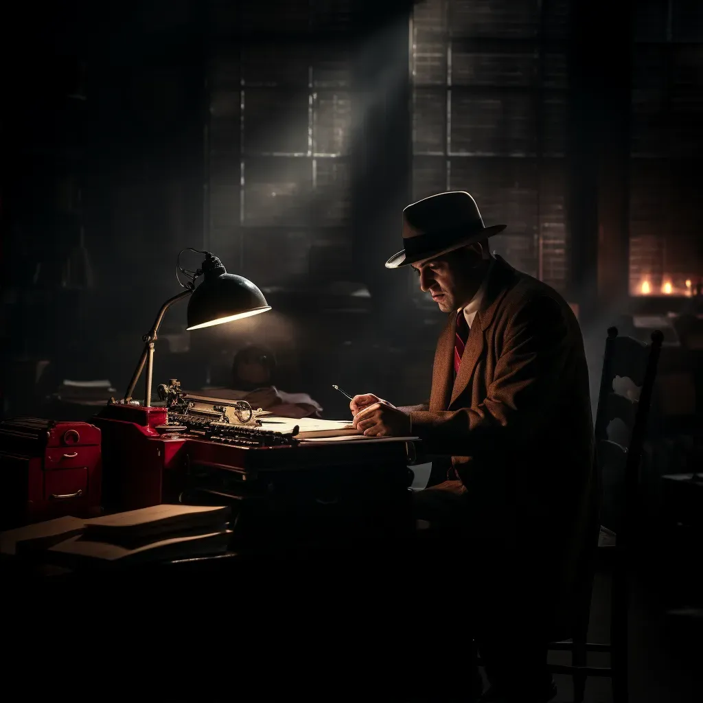 Film Noir Detective Office