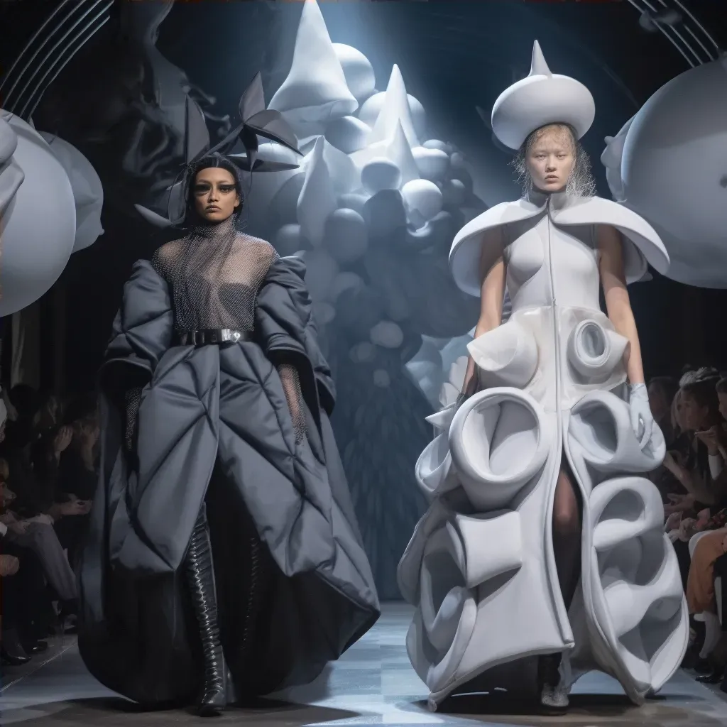 Surrealist Avant-Garde Fashion Runway