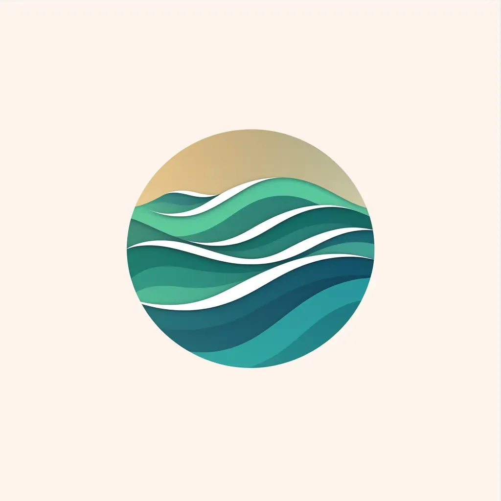 Stylized Wave Logo