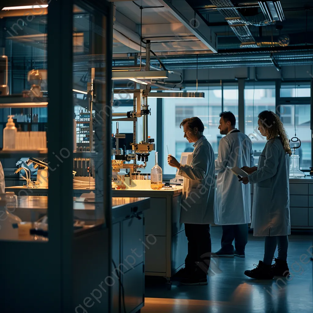 Research team collaborating in a lab - Image 2