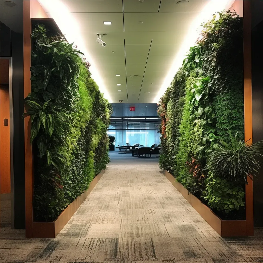 Living wall installation inside an office building for air purification - Image 4