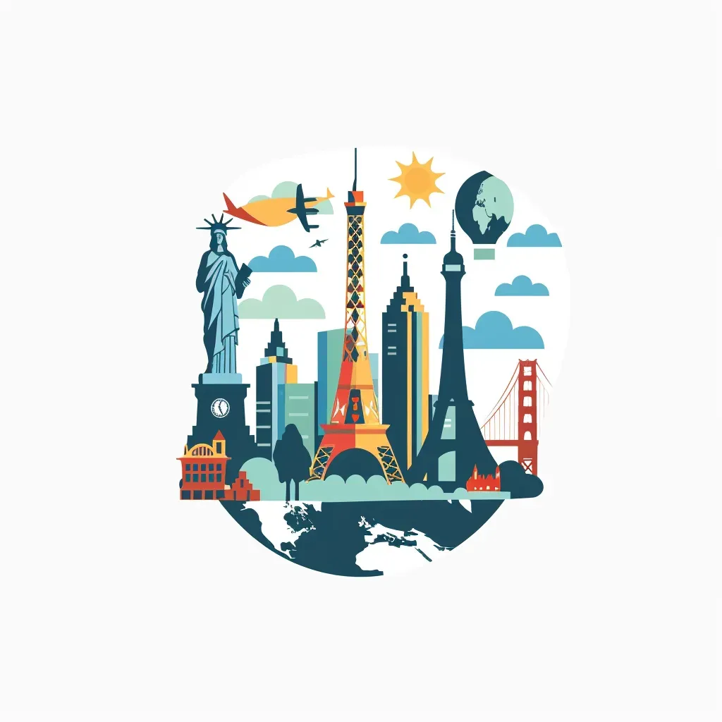 Global Landmark Travel Logo