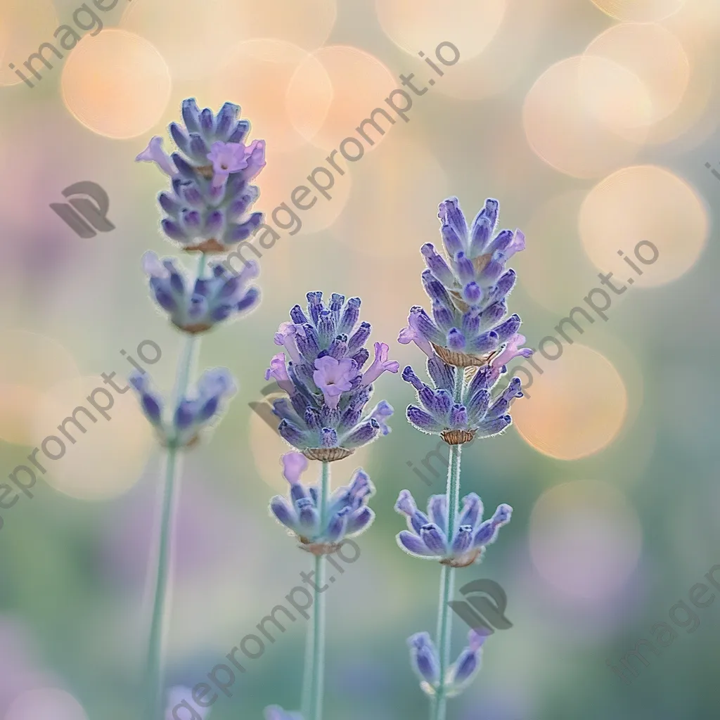 Pastel gradient with soft circular bokeh - Image 2