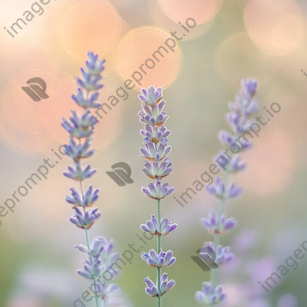 Pastel gradient with soft circular bokeh - Image 3