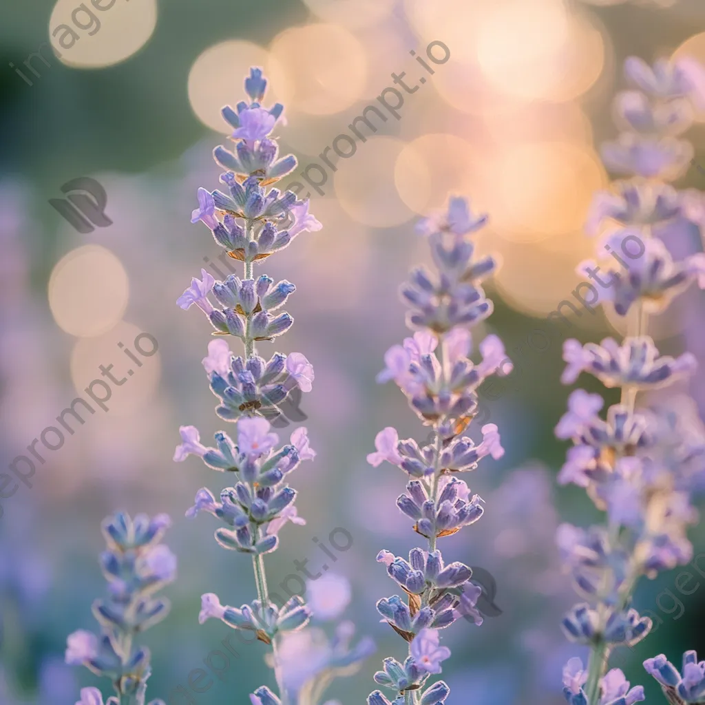 Pastel gradient with soft circular bokeh - Image 4