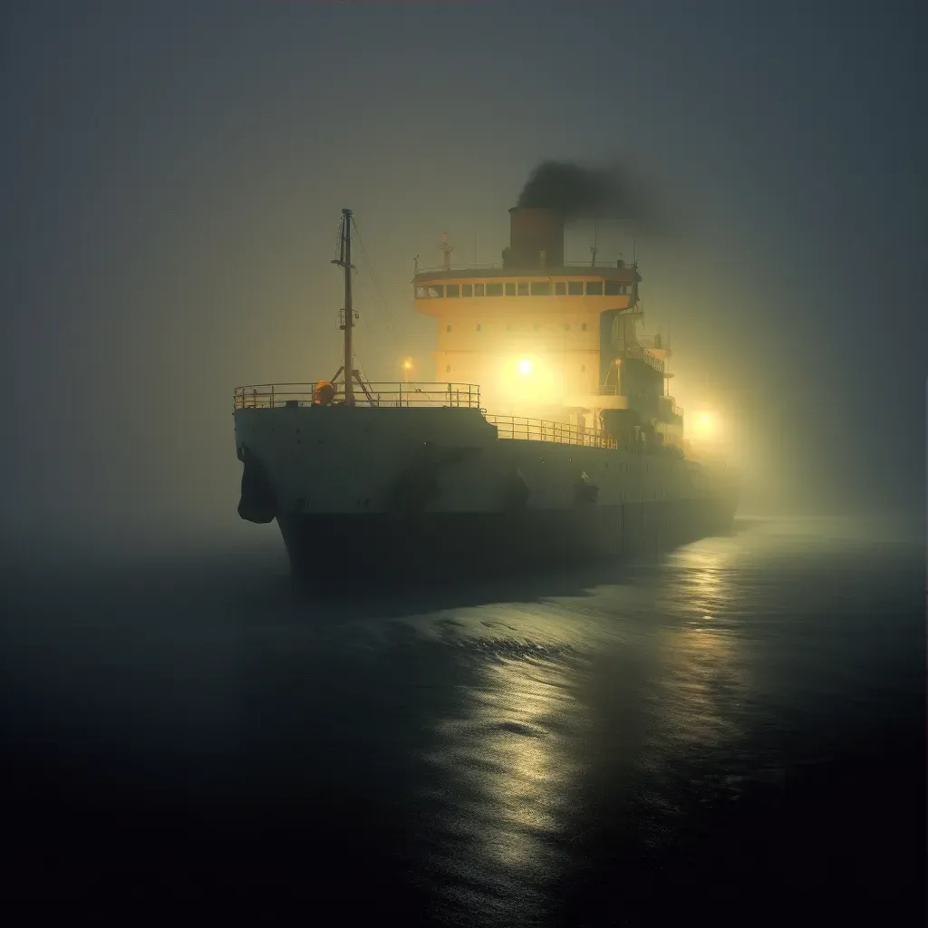 Ship Navigating Through Dense Fog - Image 3