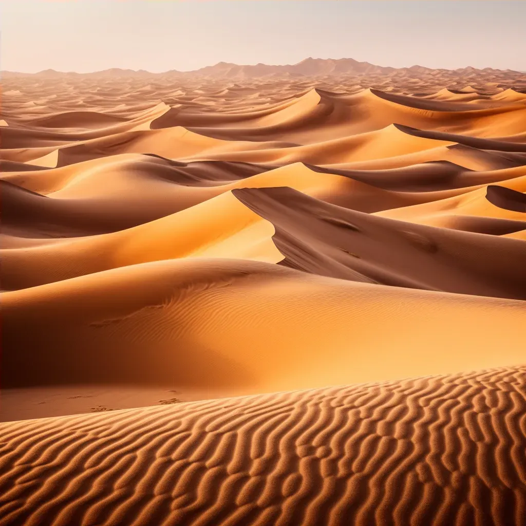 Endless Sahara Dunes