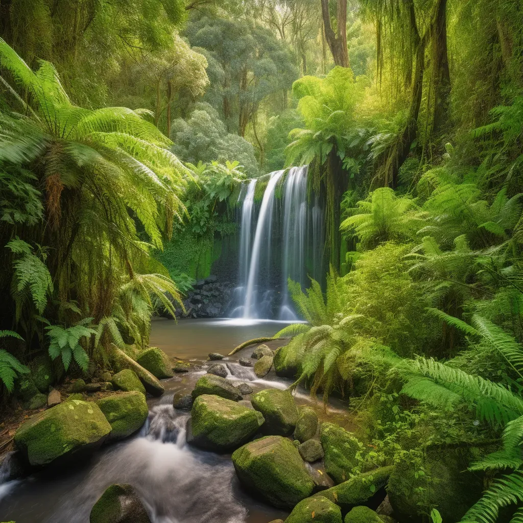 Waterfall Rainforest Paradise