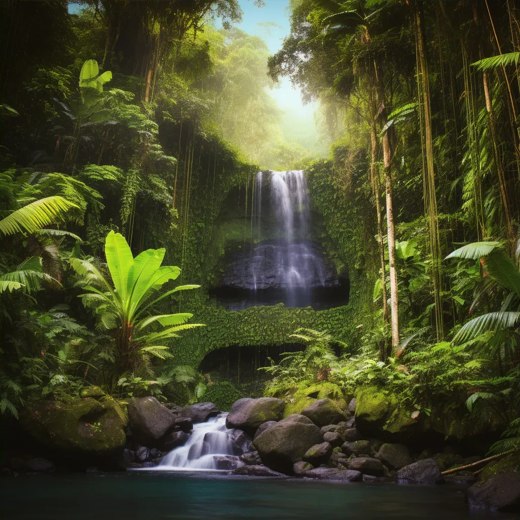 Waterfall rainforest - Image 4