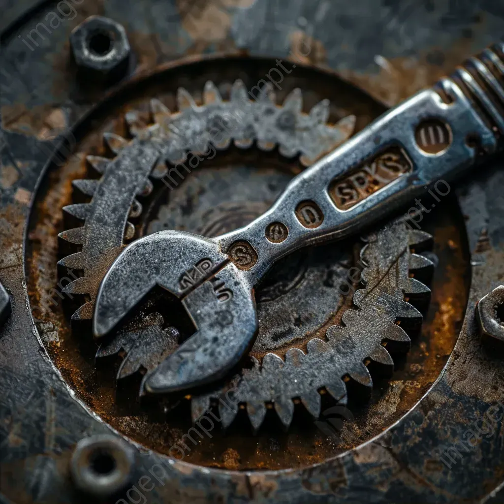 503 Service Unavailable error page with wrench icon and gears - Image 2