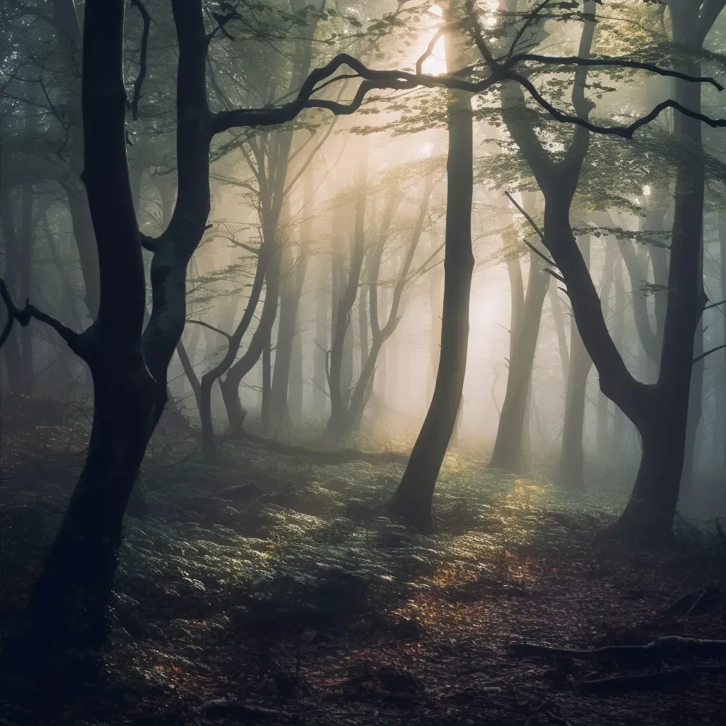 Misty Forest Atmosphere