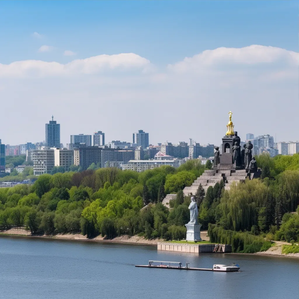 Kiev skyline river - Image 3