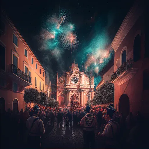 Festa della Madonna Bruna Festival in Italy - Procession and fireworks - Image 2