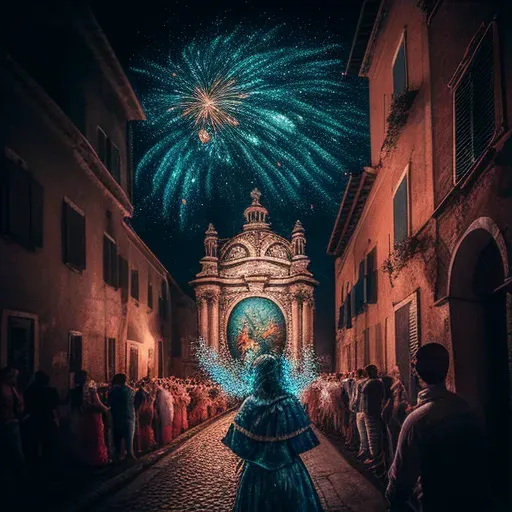 Festa della Madonna Bruna Festival in Italy - Procession and fireworks - Image 3