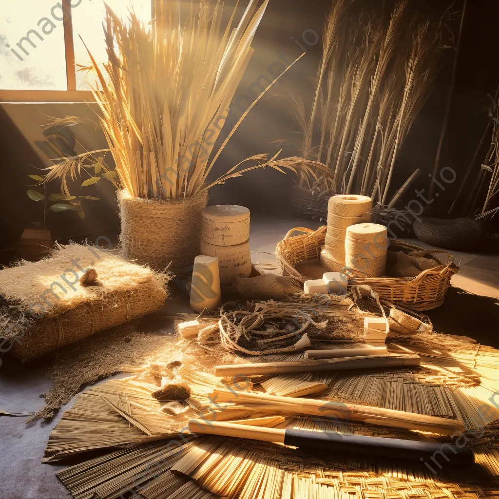 Thatching materials including reeds and straw - Image 2