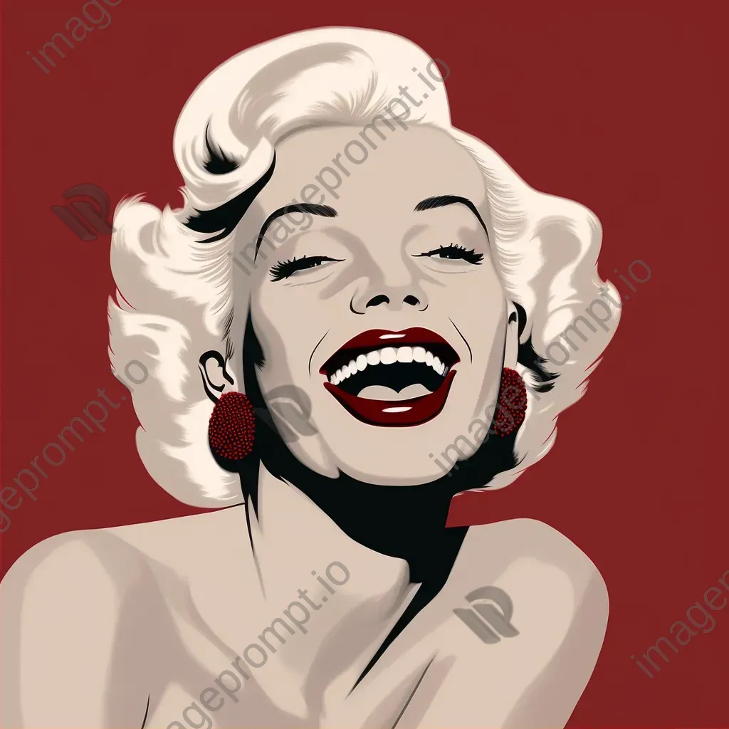 Authentic snapshot of a figure laughing - Image 2
