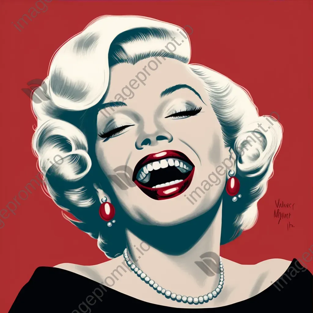 Authentic snapshot of a figure laughing - Image 3