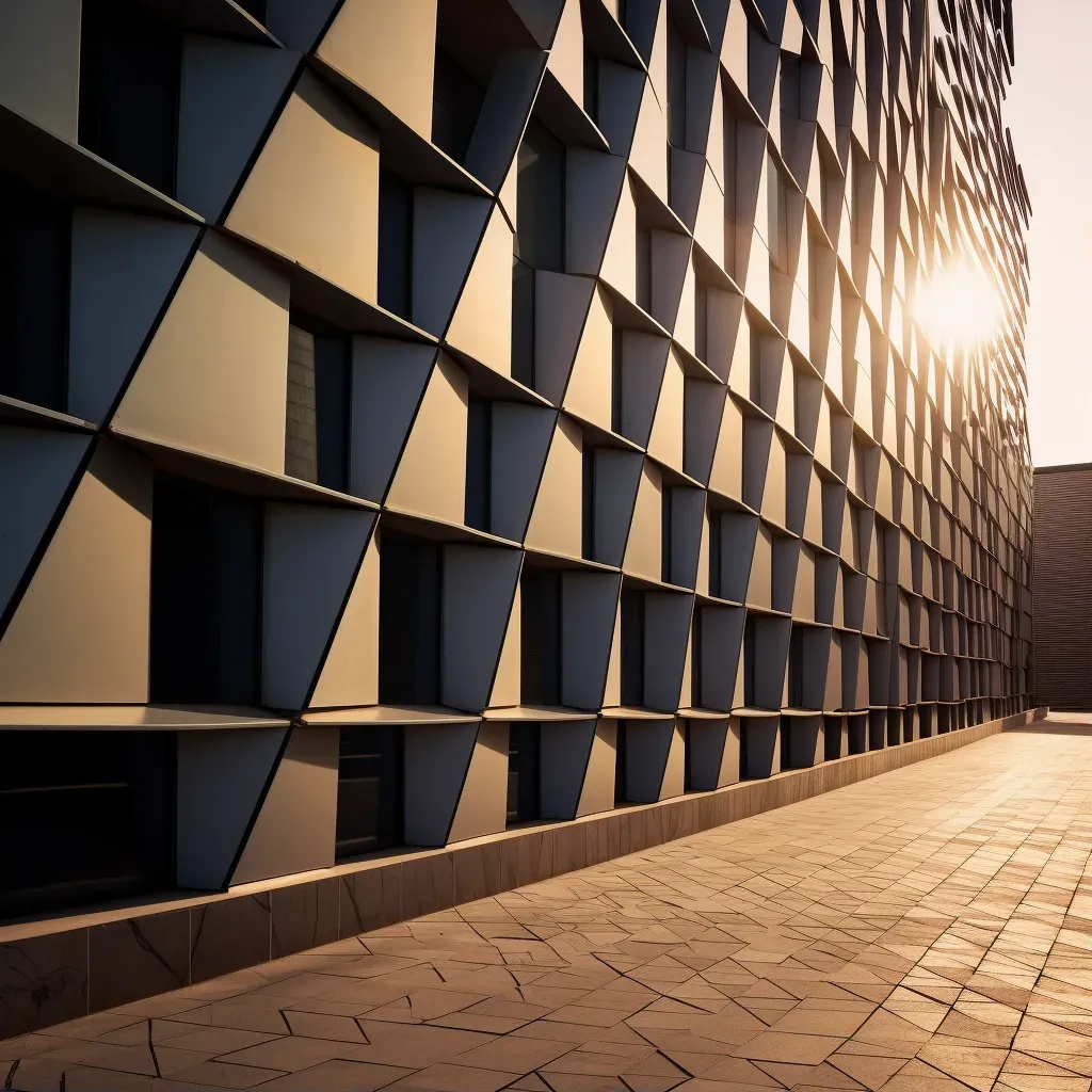 architecture shadow patterns photo - Image 1