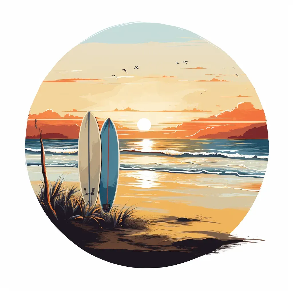 Beachside Sunset Logo - Image 3