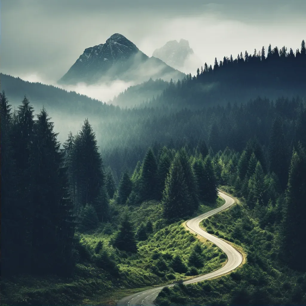 Winding Mountain Road