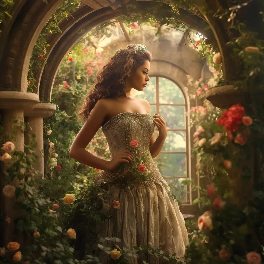 Fairytale garden portrait - Image 1