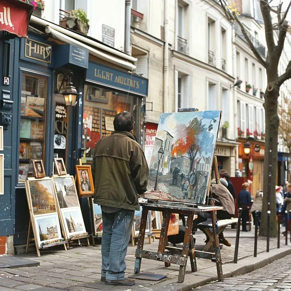 Street artists Montmartre - Image 2