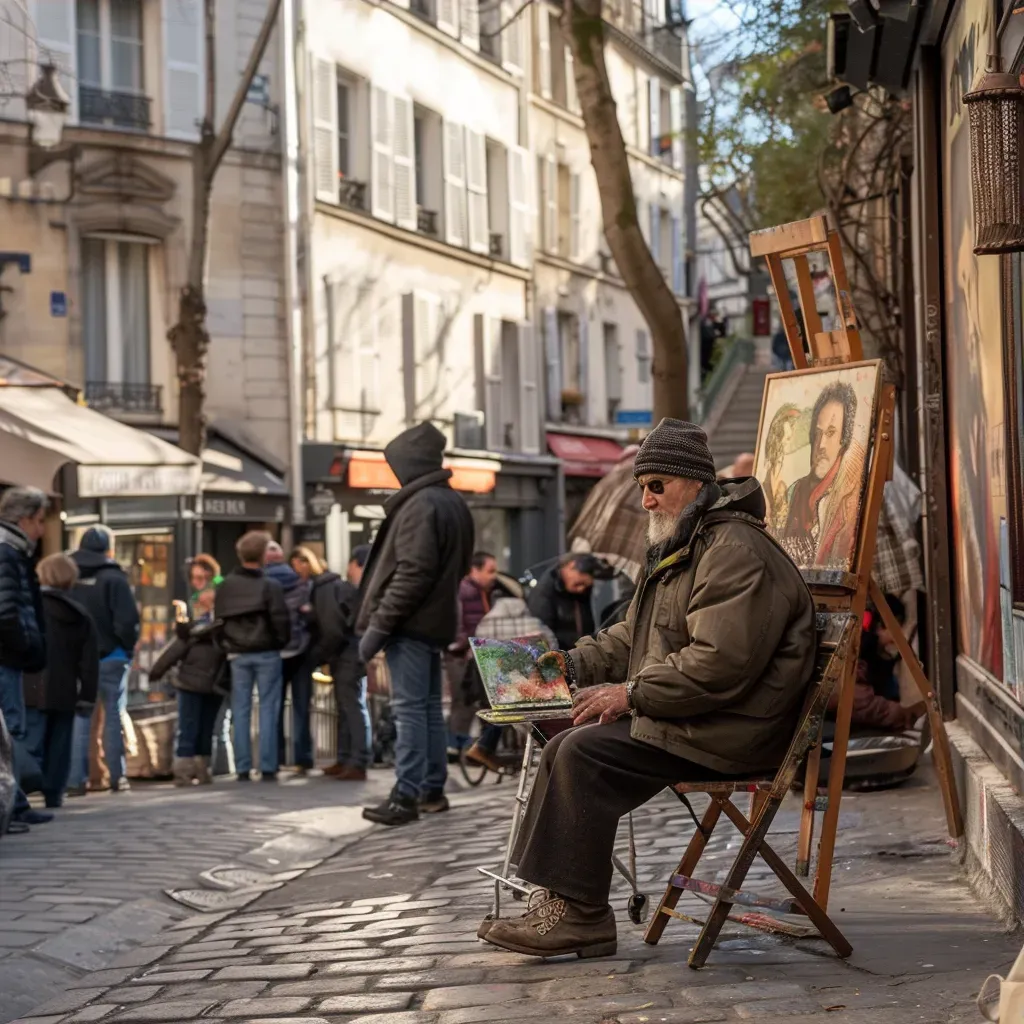 Street artists Montmartre - Image 3