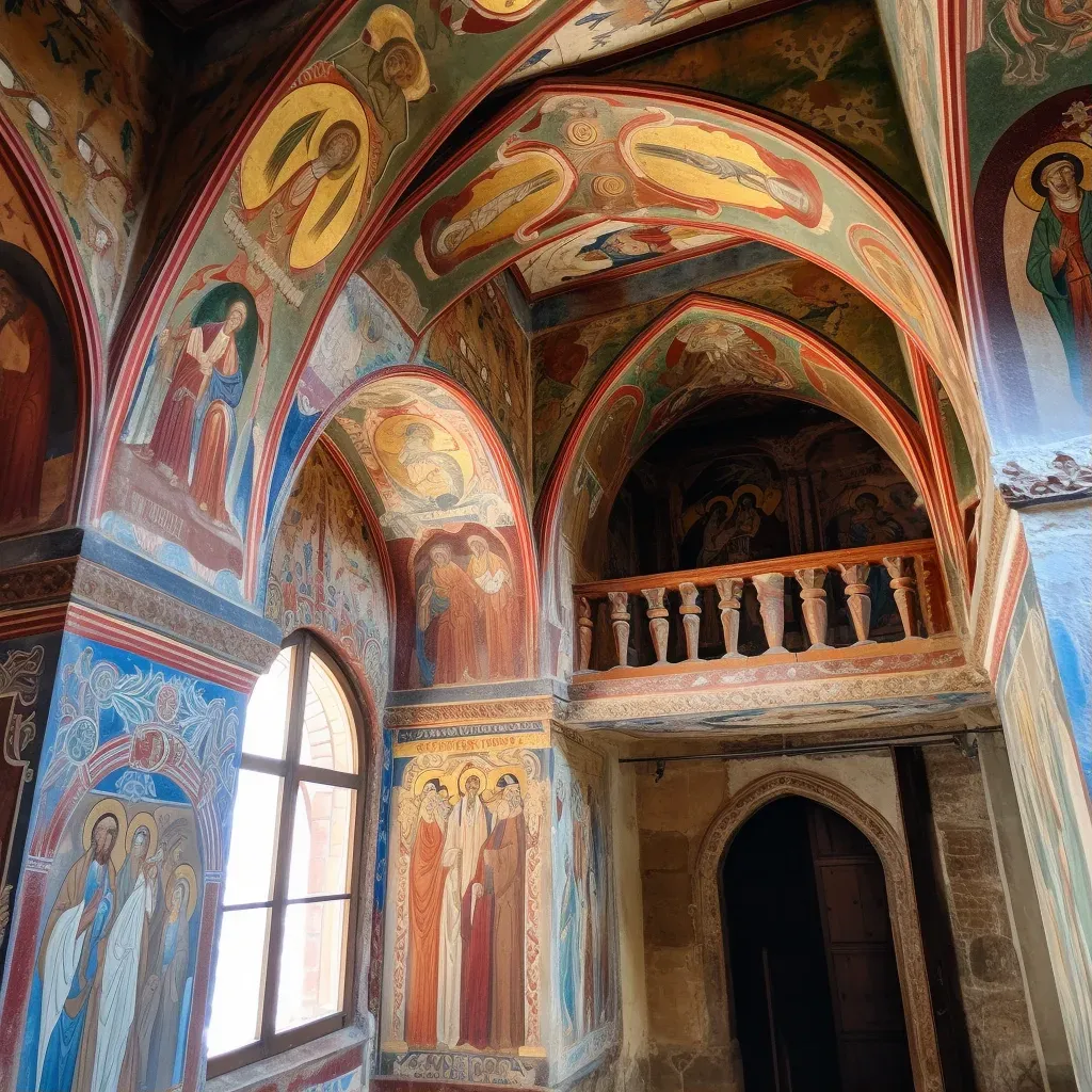 Romanian architectural frescoes - Image 1